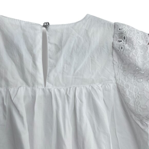 NWT! Lola + The Boys All About the Beaded Ice Cream Ruffle White Dress Size 10Y - Picture 8 of 9